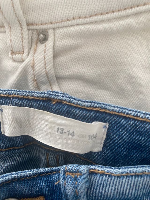 Calças vaqueras Zara KIDS tamanho 13-14 anos