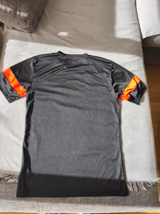 Camiseta Puma Hombre Talla M Negra Naranja