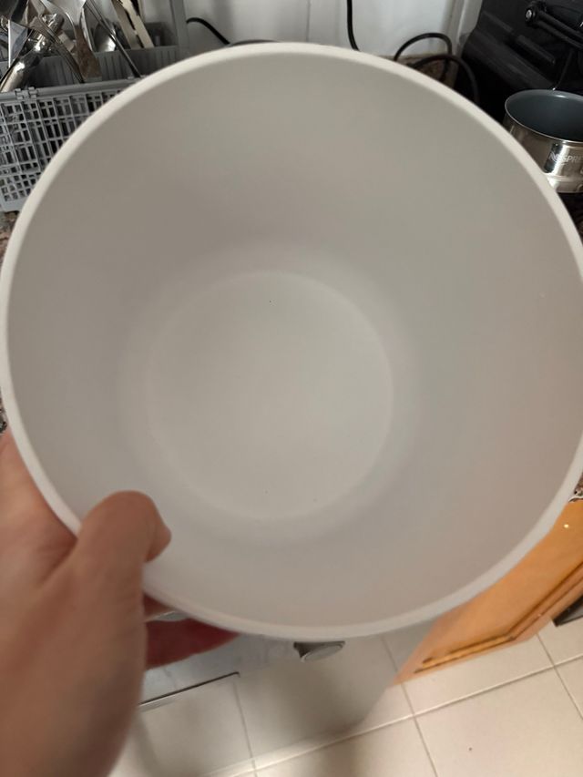 Macetero blanco 22cm diámetro