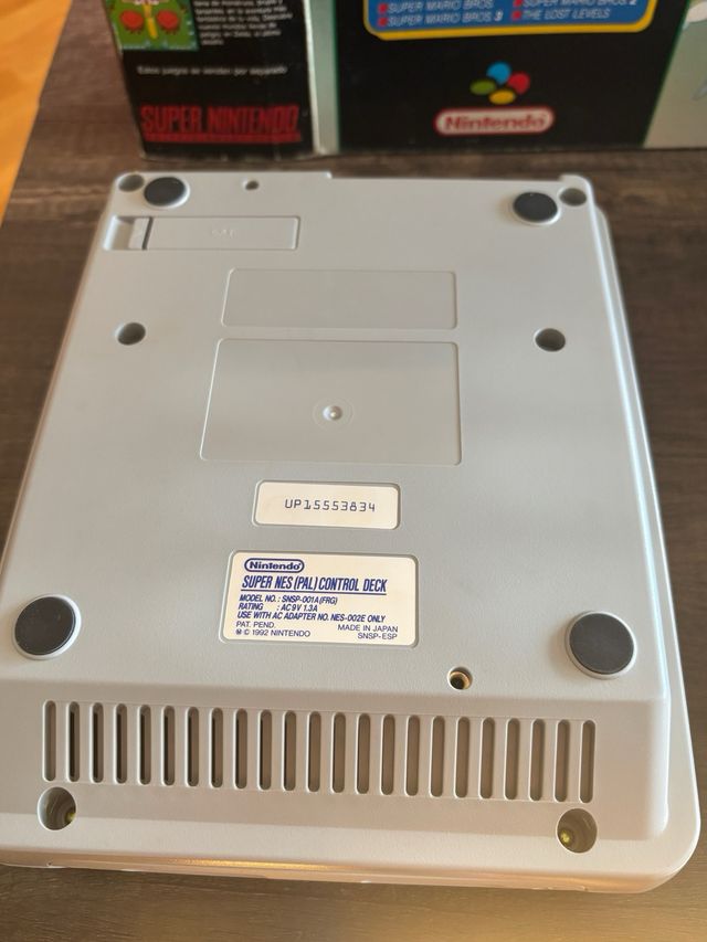 Consola Super Nintendo  con Caja