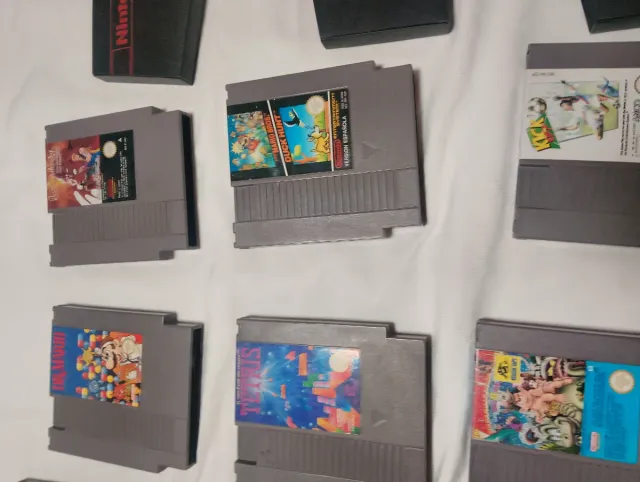 Lote Cartuchos Nintendo nes,pal esp