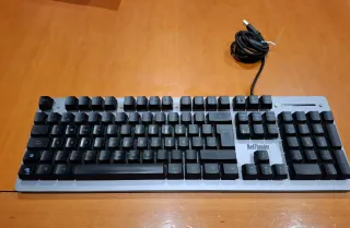 Teclado Red Thunder Gris y Negro