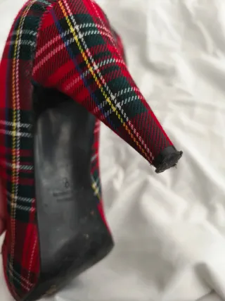 Zapatos BHTog Talla 40 Cuadros Ingleses