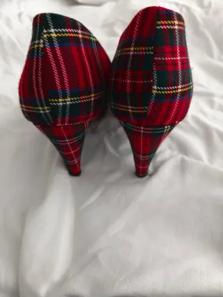 Zapatos BHTog Talla 40 Cuadros Ingleses