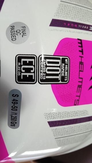 Casco integral moto infantil Talla S