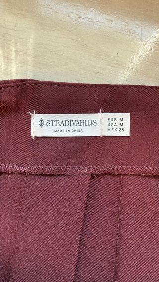 Falda vuelo roja talla M