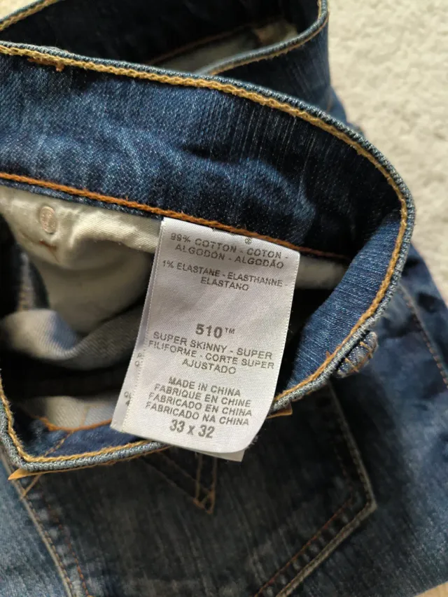 Pantalón Vaquero Levi's 510 Talla 32