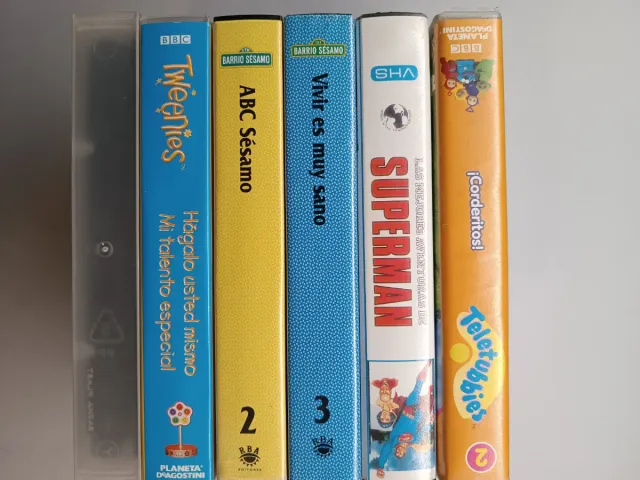 Lote 6 Películas VHS Infantiles