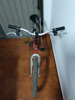Bicicleta infantil roja