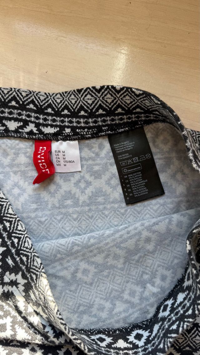 Falda vuelo estampado geométrico Talla M