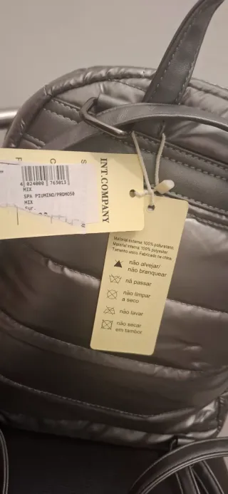 Zaino effetto piumino trapuntato