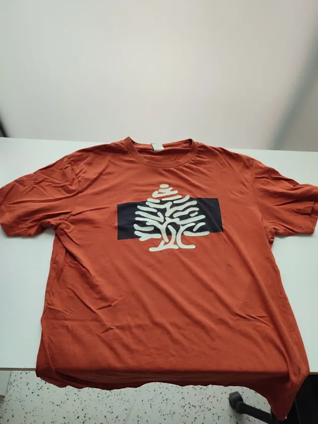 2 Camisetas Talla M (Naranja y Negra)