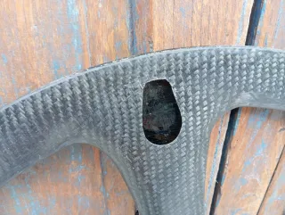 Rueda delantera Carbono Tri-spoke.