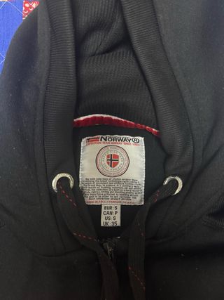 Sudadera Geographical Norway Negra