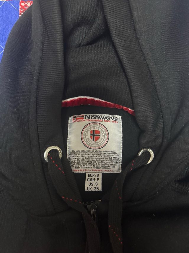 Sudadera Geographical Norway Negra