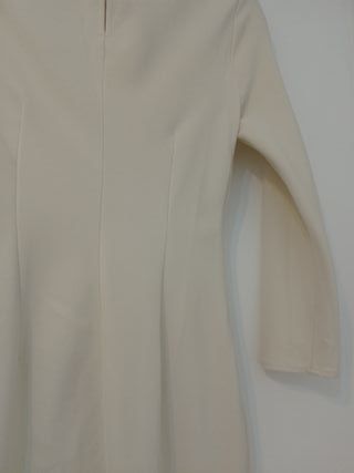 Vestido midi Zara crudo