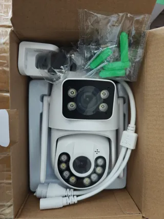 Cámara Seguridad Wifi Doble Lente