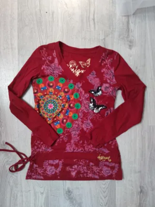 Camiseta Desigual Multicolor Roja