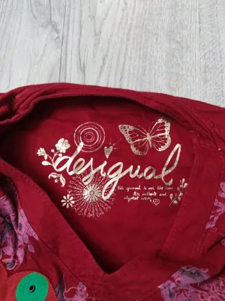 Camiseta Desigual Multicolor Roja