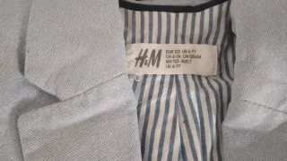 Traje azul chaqueta y pantalón talla 6 a 7 años