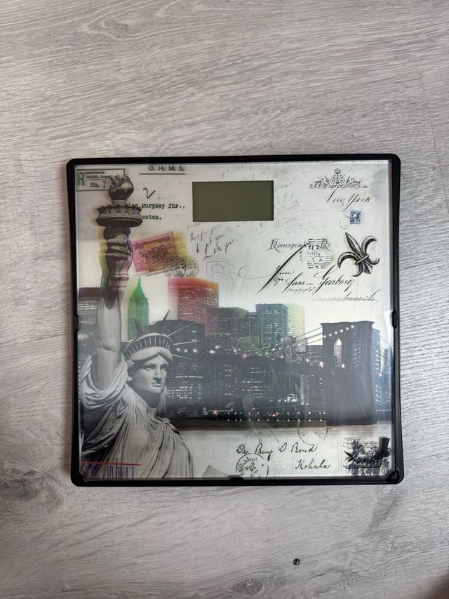 Báscula Digital, diseño 3D de Nueva York