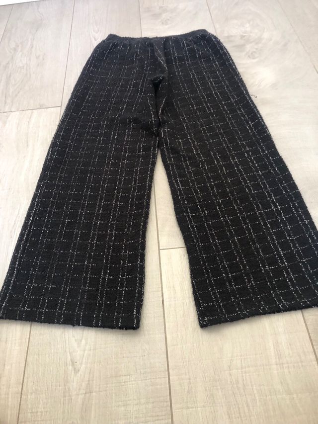 Pantalones cuadros negros y blancos