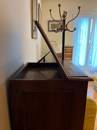 Mueble antiguo organizador de madera