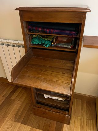 Mueble antiguo organizador de madera