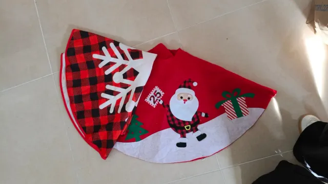2 Faldones / bajos para árbol de Navidad