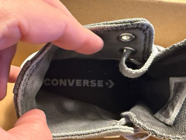 Converse plataforma T39 grises nuevas