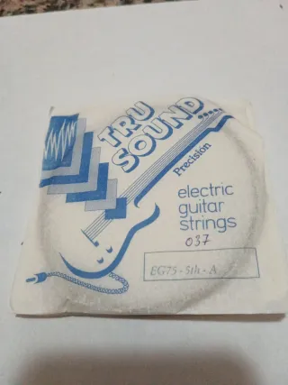Cuerda guitarra eléctrica Tru Sound 037