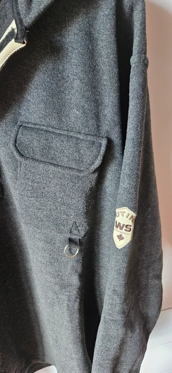 Felpa uomo tg. XL grigia caldissima