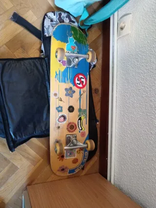 Skate + Mochila Skate Bag Decathlon