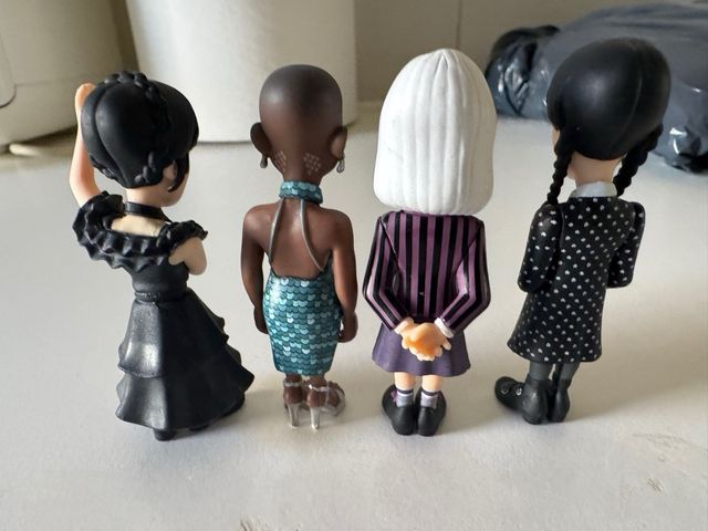 Figuras Minix Wednesday x4