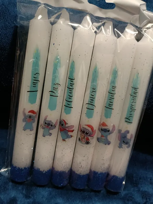 Velas de Navidad 17cm de alto por 2cm