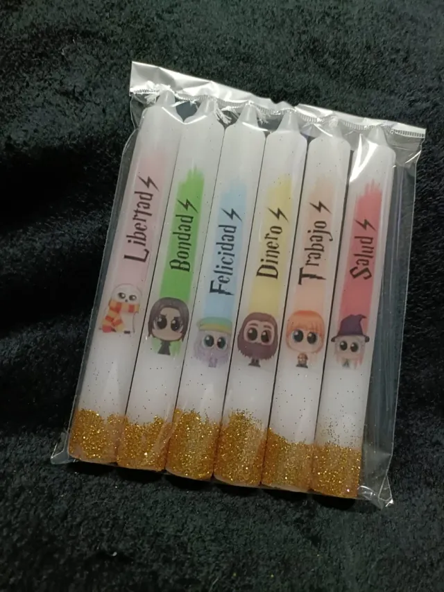 Velas de Navidad 17cm de alto por 2cm