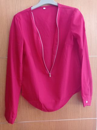Blusa rosa/roja