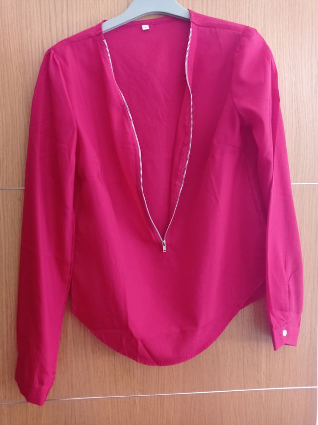 Blusa rosa/roja