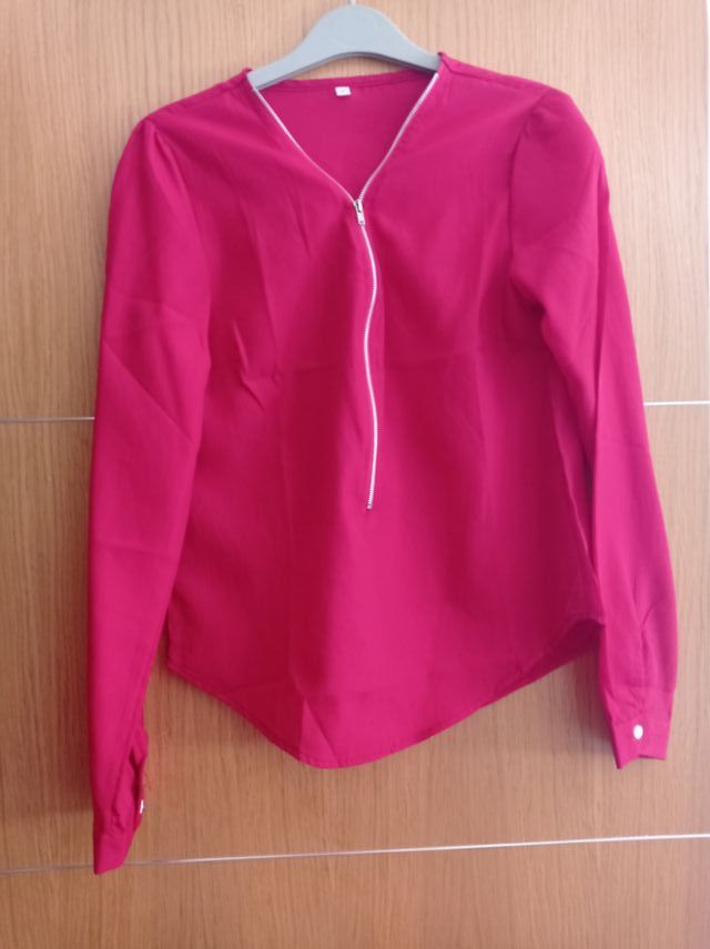 Blusa rosa/roja