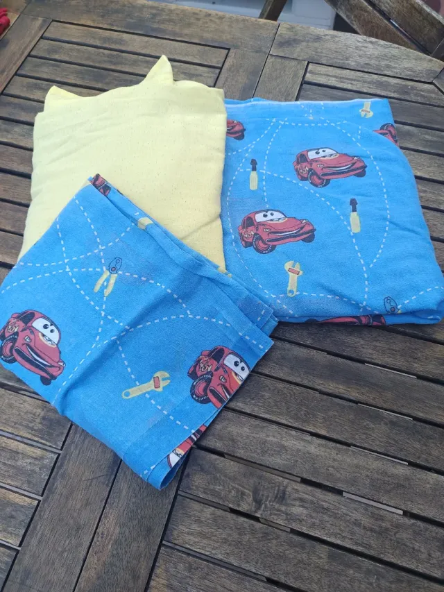 Juego sábanas 90cm Coches