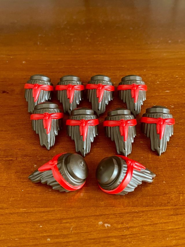 Lote 10 Pelucas Cabeza Pirata Playmobil