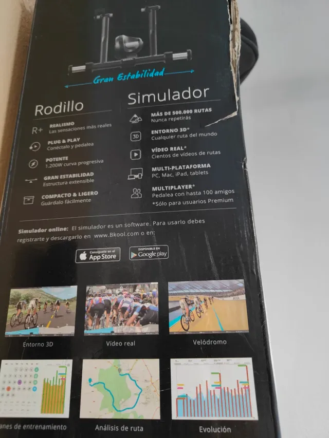 Rodillo Bkool Pro Trainer + Simulador