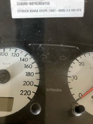cuadro Citroen xsara 2.0hdi vts visto kilometraje