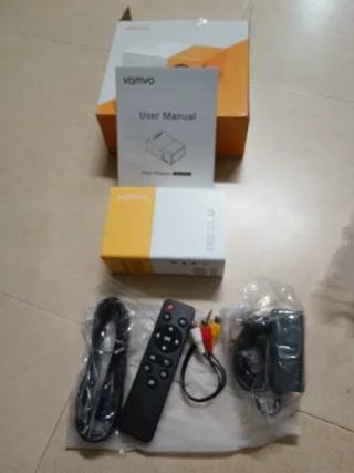 Proyector LED Vamvo Naranja y Blanco