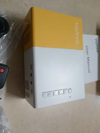 Proyector LED Vamvo Naranja y Blanco