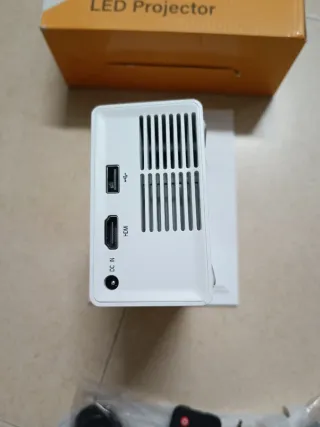 Proyector LED Vamvo Naranja y Blanco