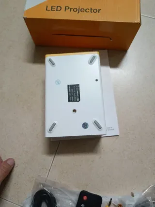 Proyector LED Vamvo Naranja y Blanco