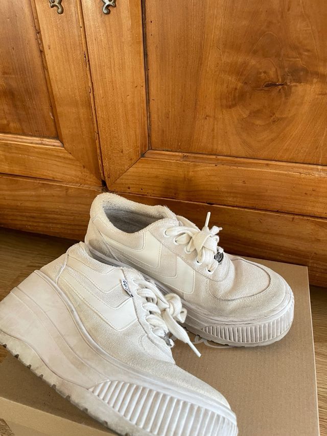 Zapatillas plataforma Go Sexy beige/blanco