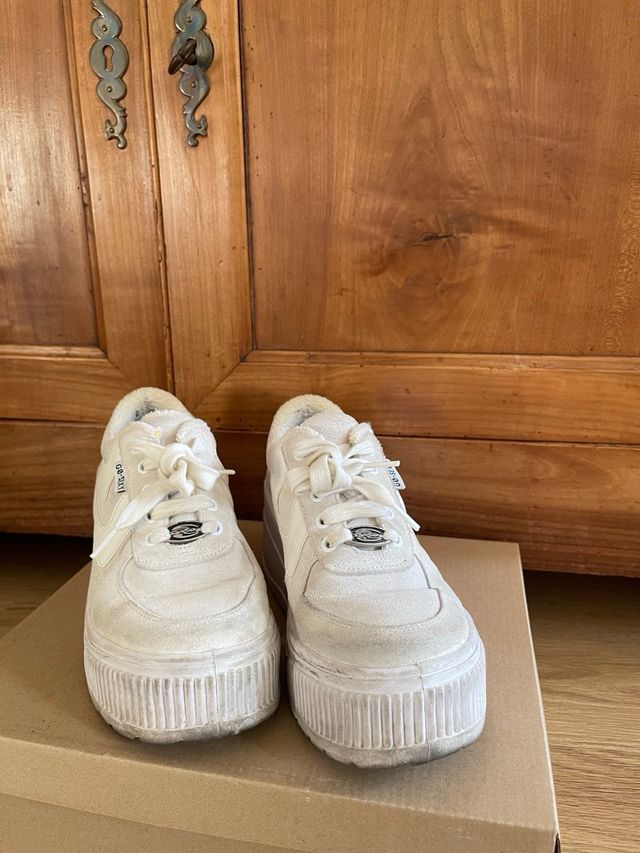 Zapatillas plataforma Go Sexy beige/blanco