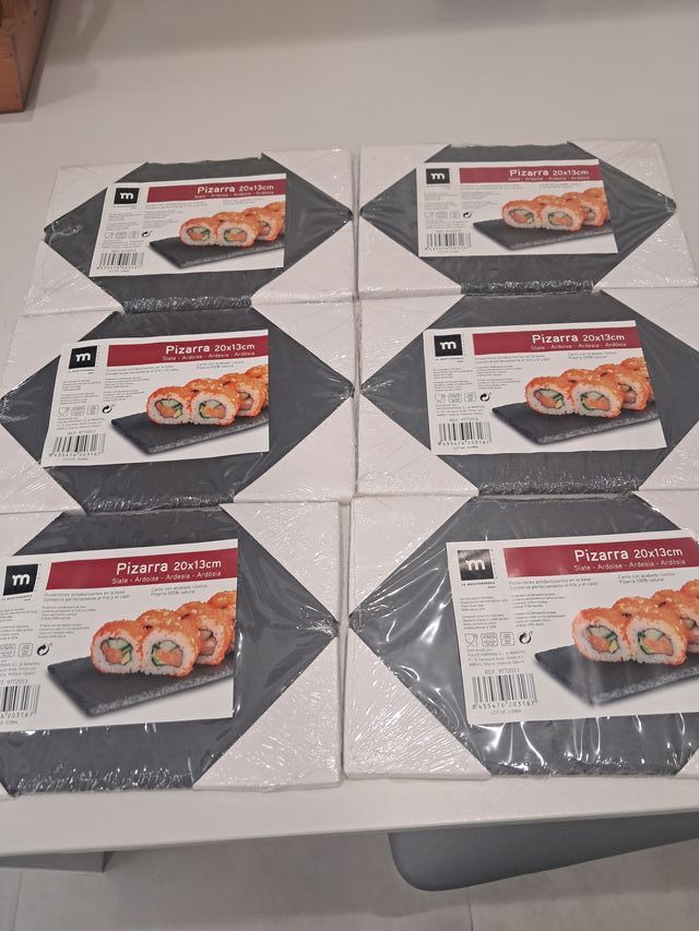 Pizarras para tapas 20x13cm (6 unidades)